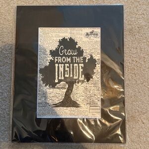 Black and White Inspirational Tree Wall Art